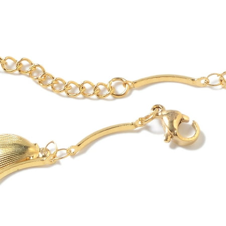 Shop LC Delivering Joy Mariner Necklace Stainless Steel Yellow Plated Jewelry for Women Gift Size 20 Shop LC Delivering Joy Mariner Necklace Stainless Steel Yellow Plated Jewelry for Women Gift Size 20